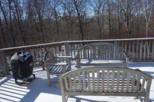 Winter morning during our house sit in Kent, CT