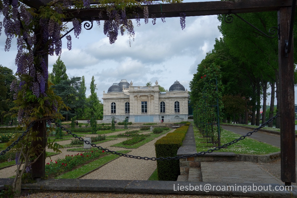 Art Museum and gardens in Liege, Belgium