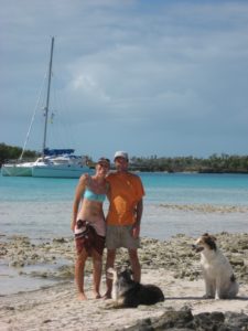 Irie, Mark, Liesbet, Darwin and Kali in the Bahamas