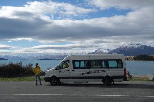 The campervan Mark and I rented in May last year, for a three week work vacation in the South Island of New Zealand