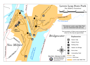 Map of Lover's Leap SP