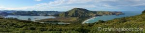 Panoramic view of coastal New Zealand