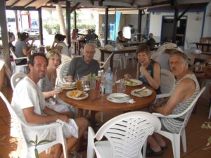 All of our parents visited (and first met each other) in St. Martin in 2009