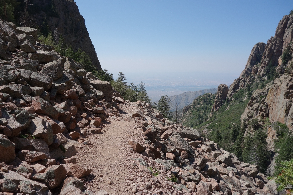 New Mexico: Domingo Baca trail, Sandias